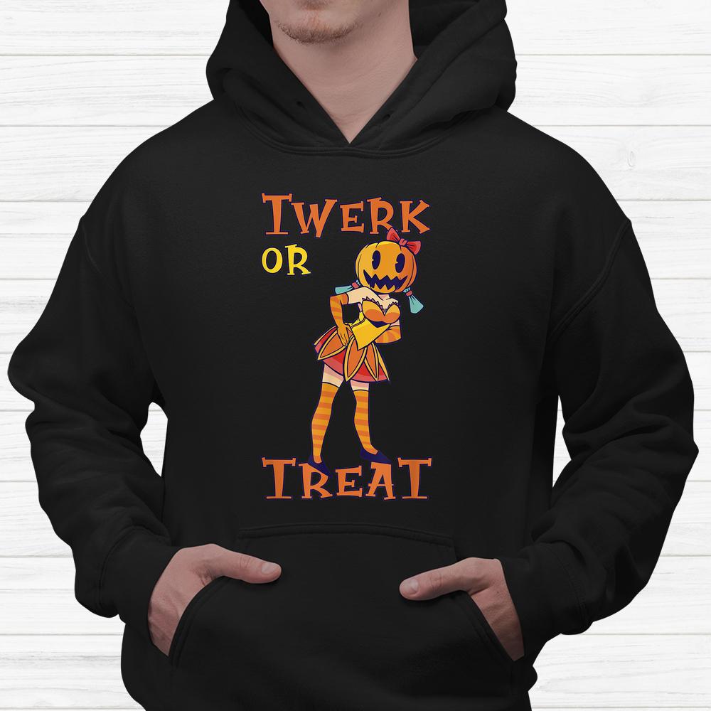 Twerk Or Treat Halloween Pumpkin Shirt Twerk Or Treat Halloween Pumpkin Shirt