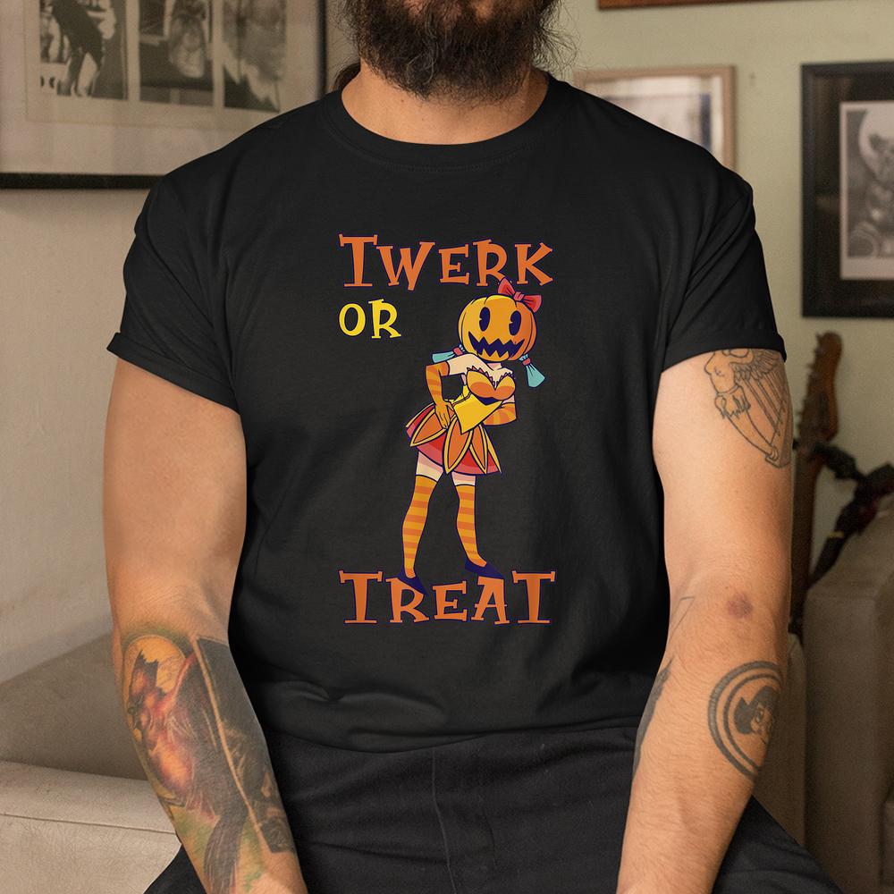 Twerk Or Treat Halloween Pumpkin Shirt Twerk Or Treat Halloween Pumpkin Shirt