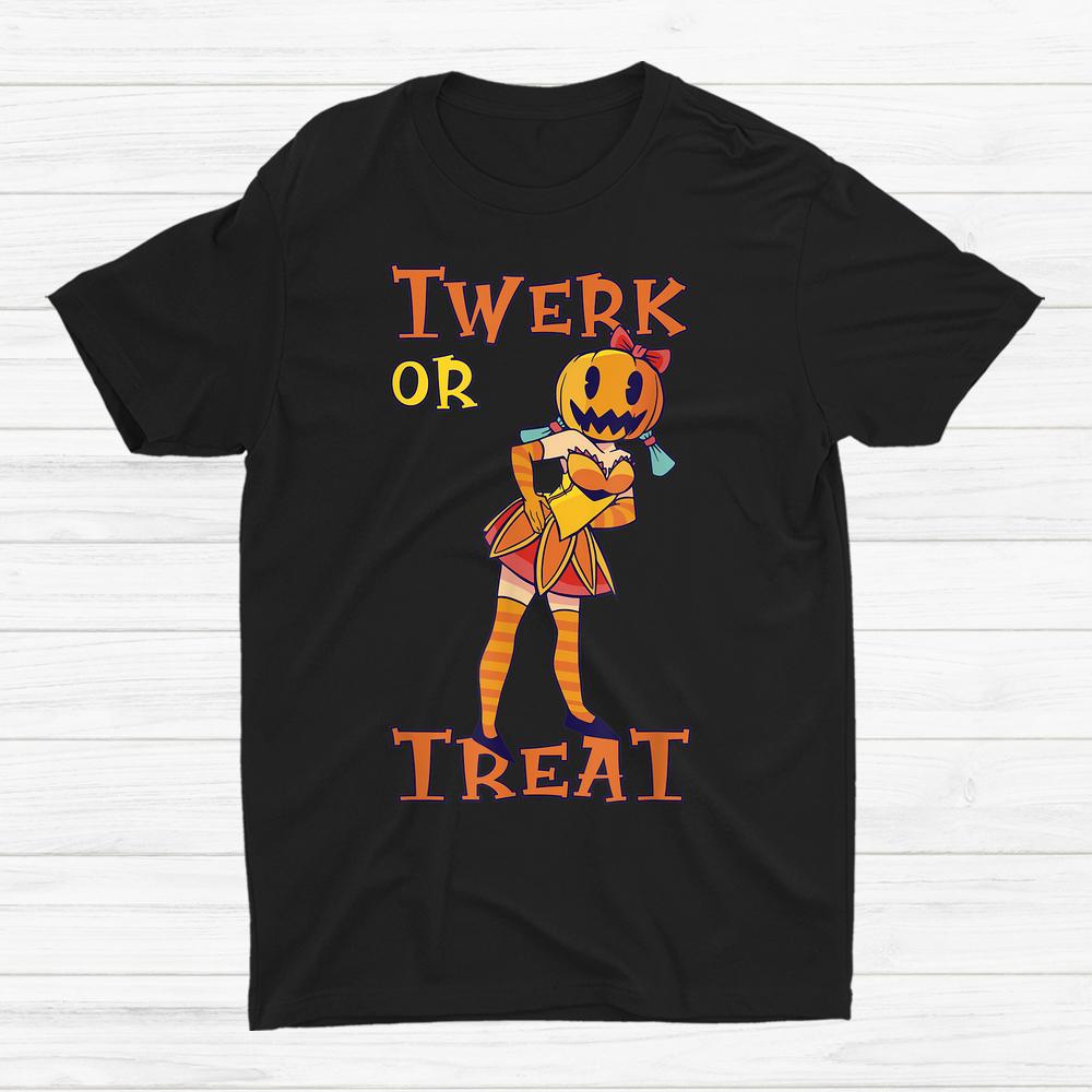 Twerk Or Treat Halloween Pumpkin Shirt Twerk Or Treat Halloween Pumpkin Shirt