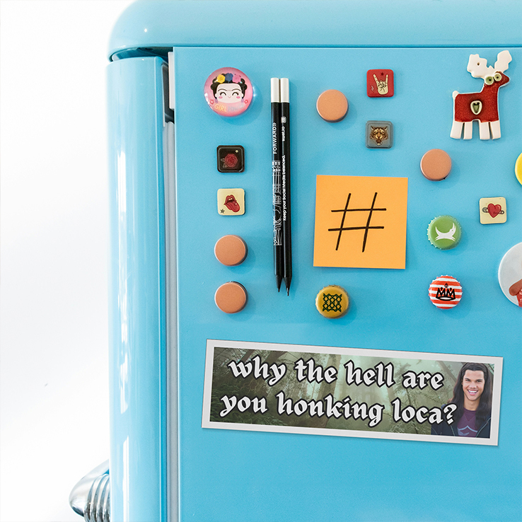 Twilight Why The Hell Are You Honking Loca Car Magnet Twilight Why The Hell Are You Honking Loca Car Magnet