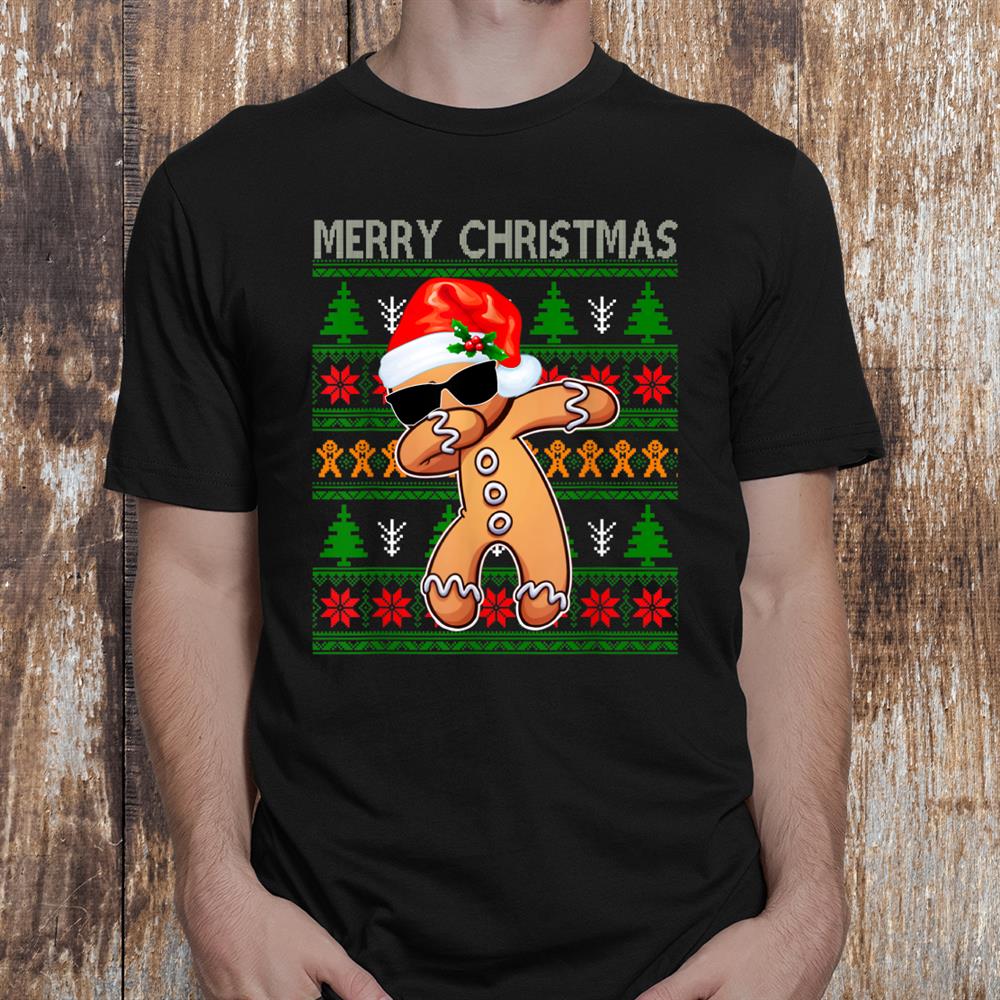 Ugly Merry Gifts Woman Christmas Dabbing Ginger Santa Xmas Shirt Ugly Merry Gifts Woman Christmas Dabbing Ginger Santa Xmas Shirt