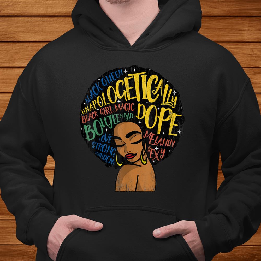 Unapologetically Dope Afro Words Black Boujee Christmas Shirt Unapologetically Dope Afro Words Black Boujee Christmas Shirt
