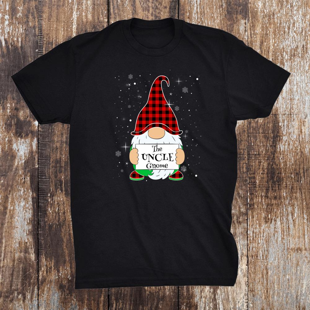 Uncle Gnome Family Matching Christmas Gnome Buffalo Plaid Shirt Uncle Gnome Family Matching Christmas Gnome Buffalo Plaid Shirt