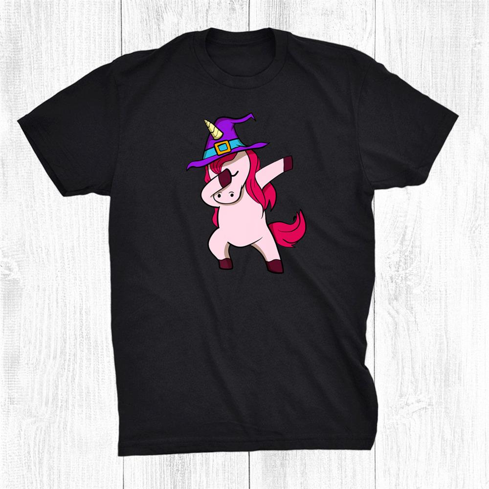 Unicorn Halloween Dabbing Witch Shirt Unicorn Halloween Dabbing Witch Shirt