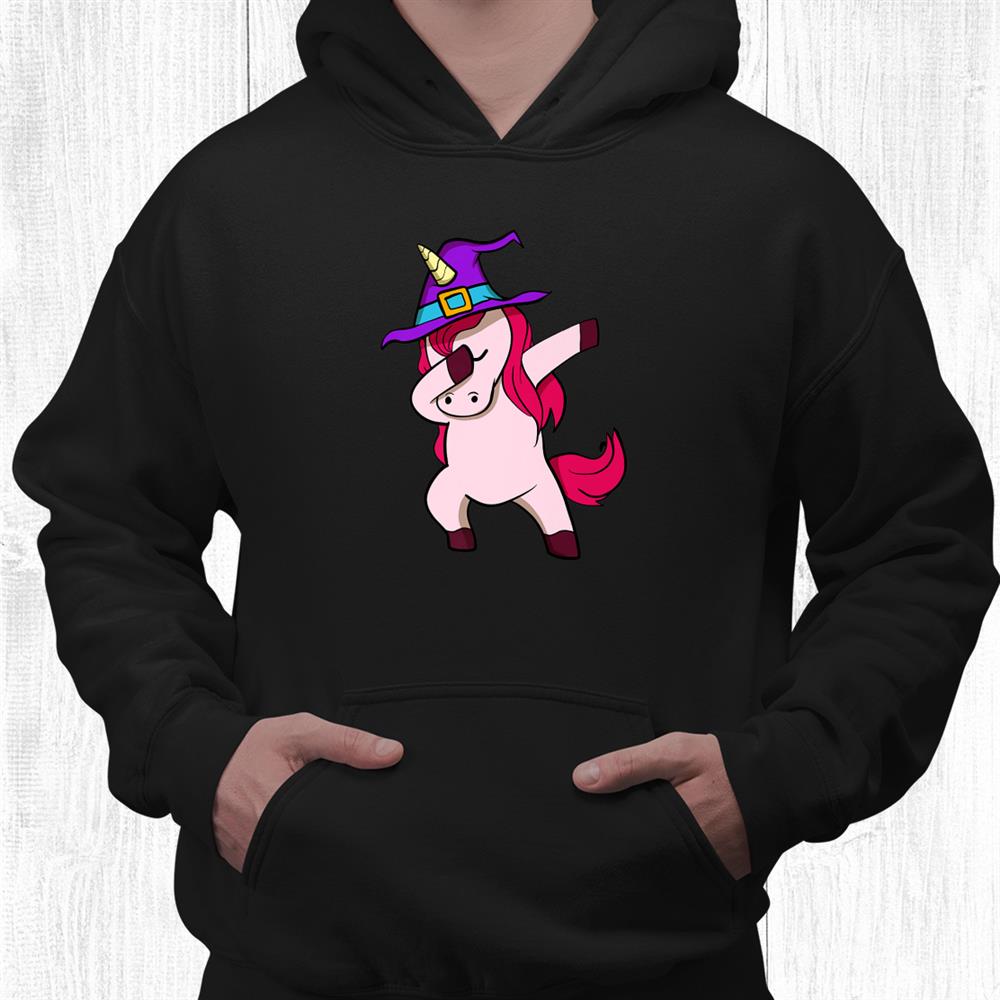 Unicorn Halloween Dabbing Witch Shirt Unicorn Halloween Dabbing Witch Shirt