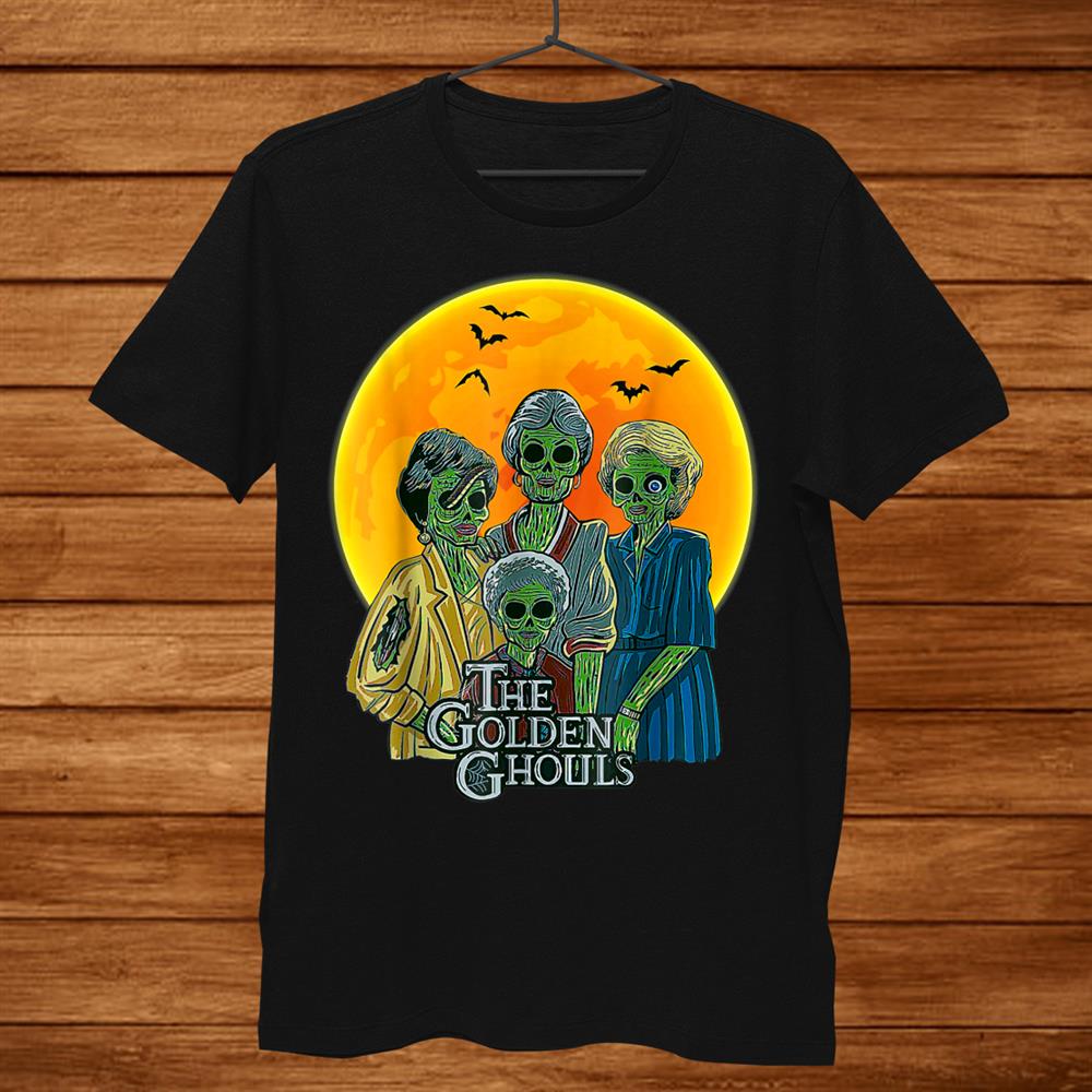 Vintage The Golden Ghouls Custom Gift Halloween Shirt Vintage The Golden Ghouls Custom Gift Halloween Shirt