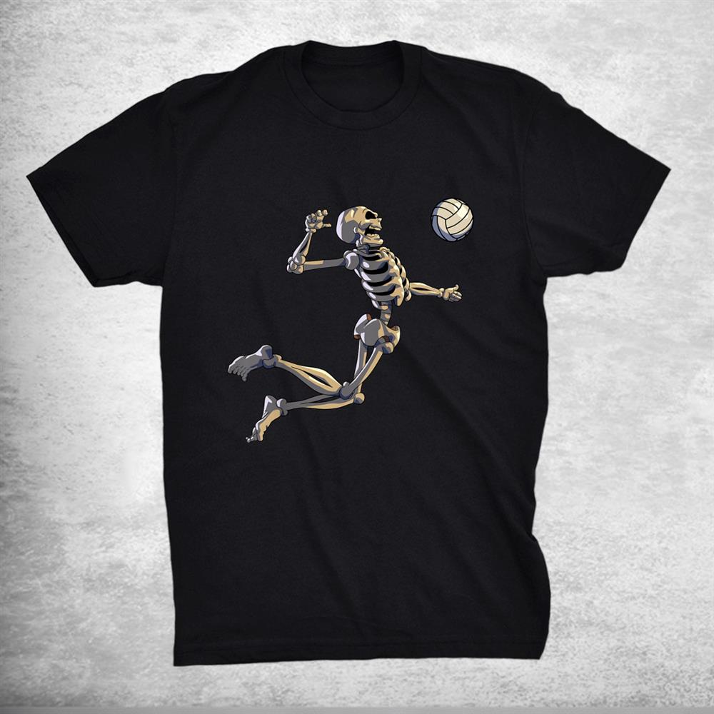 Volleyball Skeleton Volleyball Player Halloween Shirt Volleyball Skeleton Volleyball Player Halloween Shirt