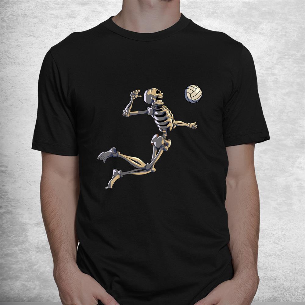 Volleyball Skeleton Volleyball Player Halloween Shirt Volleyball Skeleton Volleyball Player Halloween Shirt