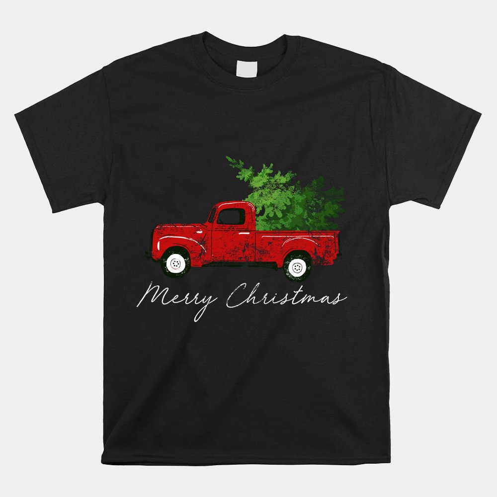 Wagon Christmas Shirt Tree On Truck Wagon Christmas Shirt Tree On Truck