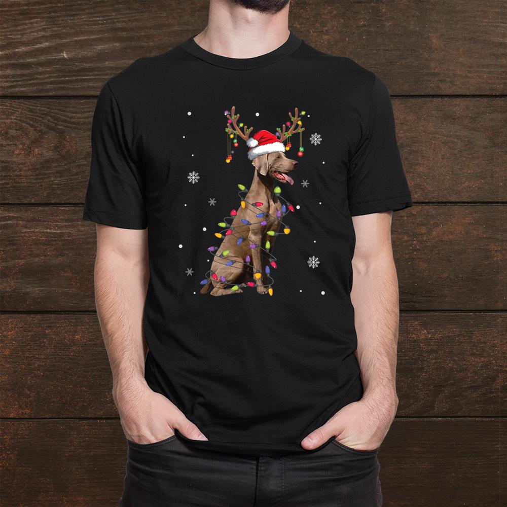 Weimaraner Christmas Tree Xmas Shirt Weimaraner Christmas Tree Xmas Shirt