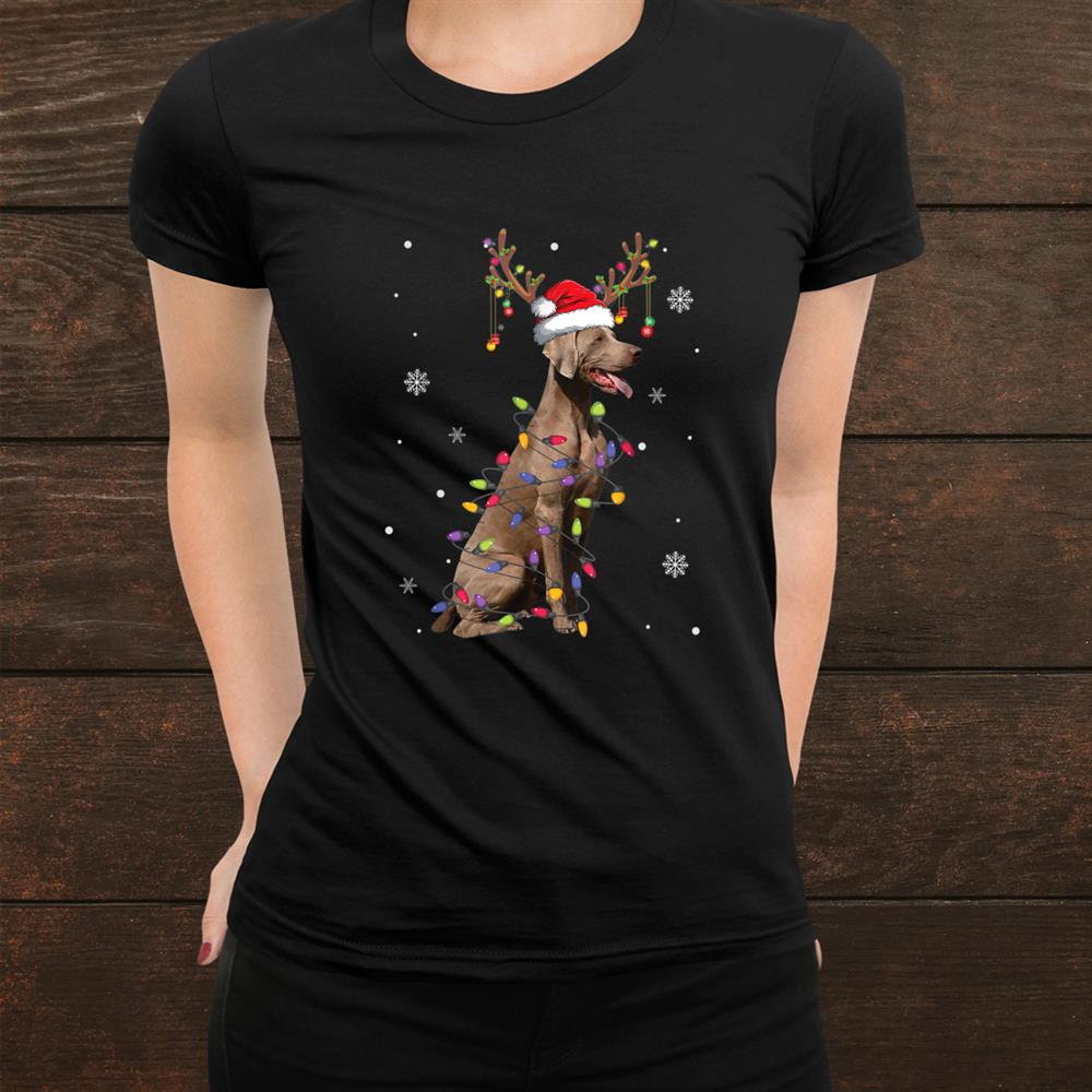 Weimaraner Christmas Tree Xmas Shirt Weimaraner Christmas Tree Xmas Shirt