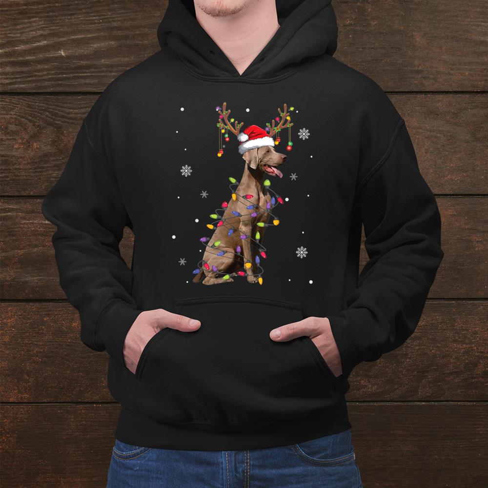 Weimaraner Christmas Tree Xmas Shirt Weimaraner Christmas Tree Xmas Shirt