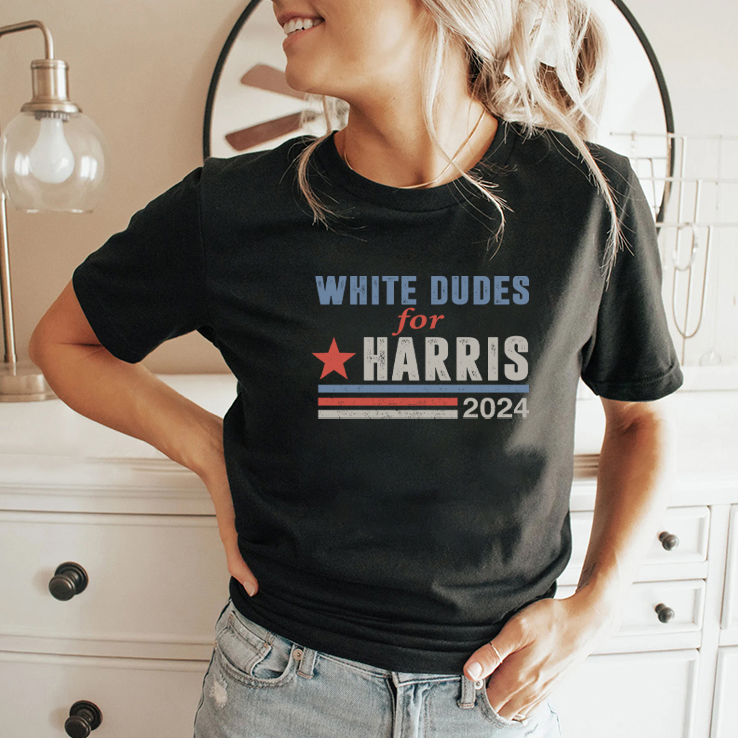 White Dudes For Harris 2024 Shirt White Dudes For Harris 2024 Shirt
