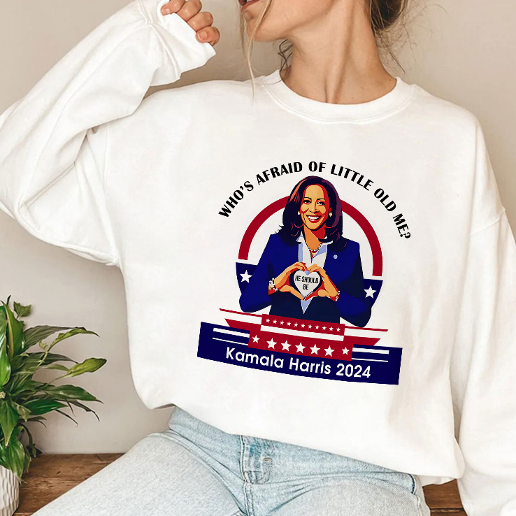 Who’s Afraid Of Little Old Me Kamala Harris 2024 T Shirt Who’s Afraid Of Little Old Me Kamala Harris 2024 T Shirt