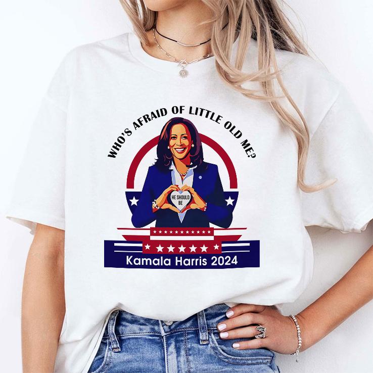 Who’s Afraid Of Little Old Me Kamala Harris 2024 T Shirt Who’s Afraid Of Little Old Me Kamala Harris 2024 T Shirt