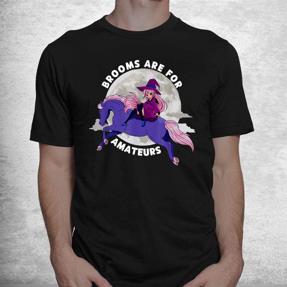 Witch Riding Horse Halloween Shirt Witch Riding Horse Halloween Shirt