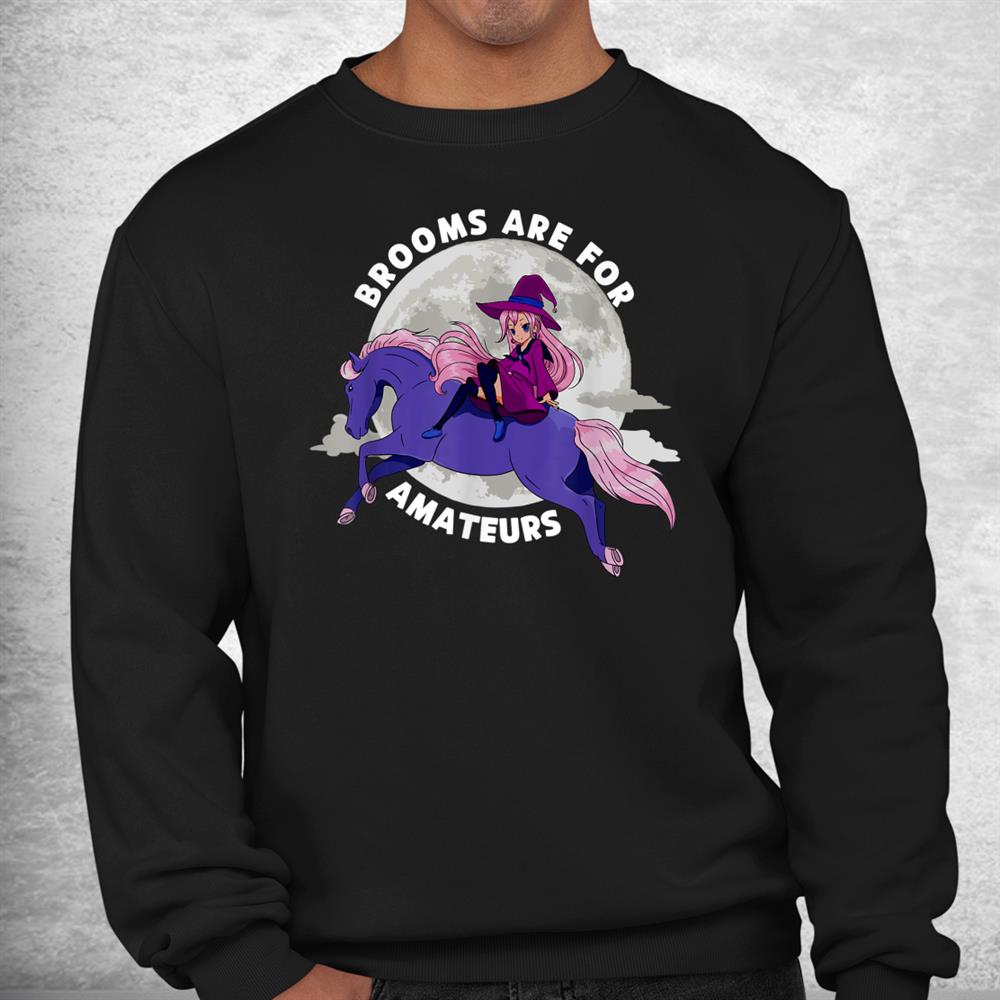 Witch Riding Horse Halloween Shirt Witch Riding Horse Halloween Shirt