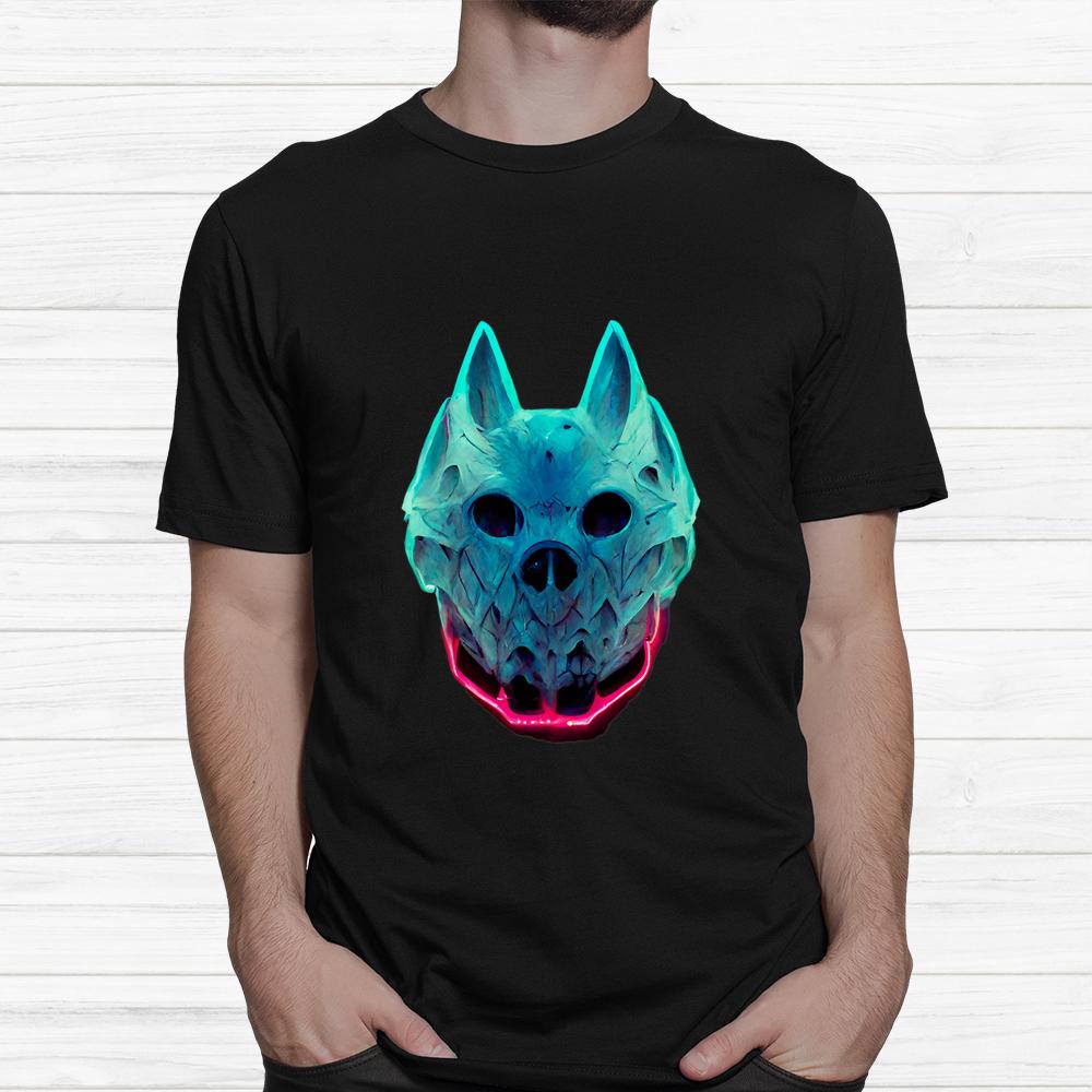 Wolf Skull Face For Halloween Colors Shirt Wolf Skull Face For Halloween Colors Shirt