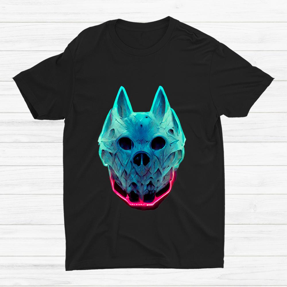 Wolf Skull Face For Halloween Colors Shirt Wolf Skull Face For Halloween Colors Shirt