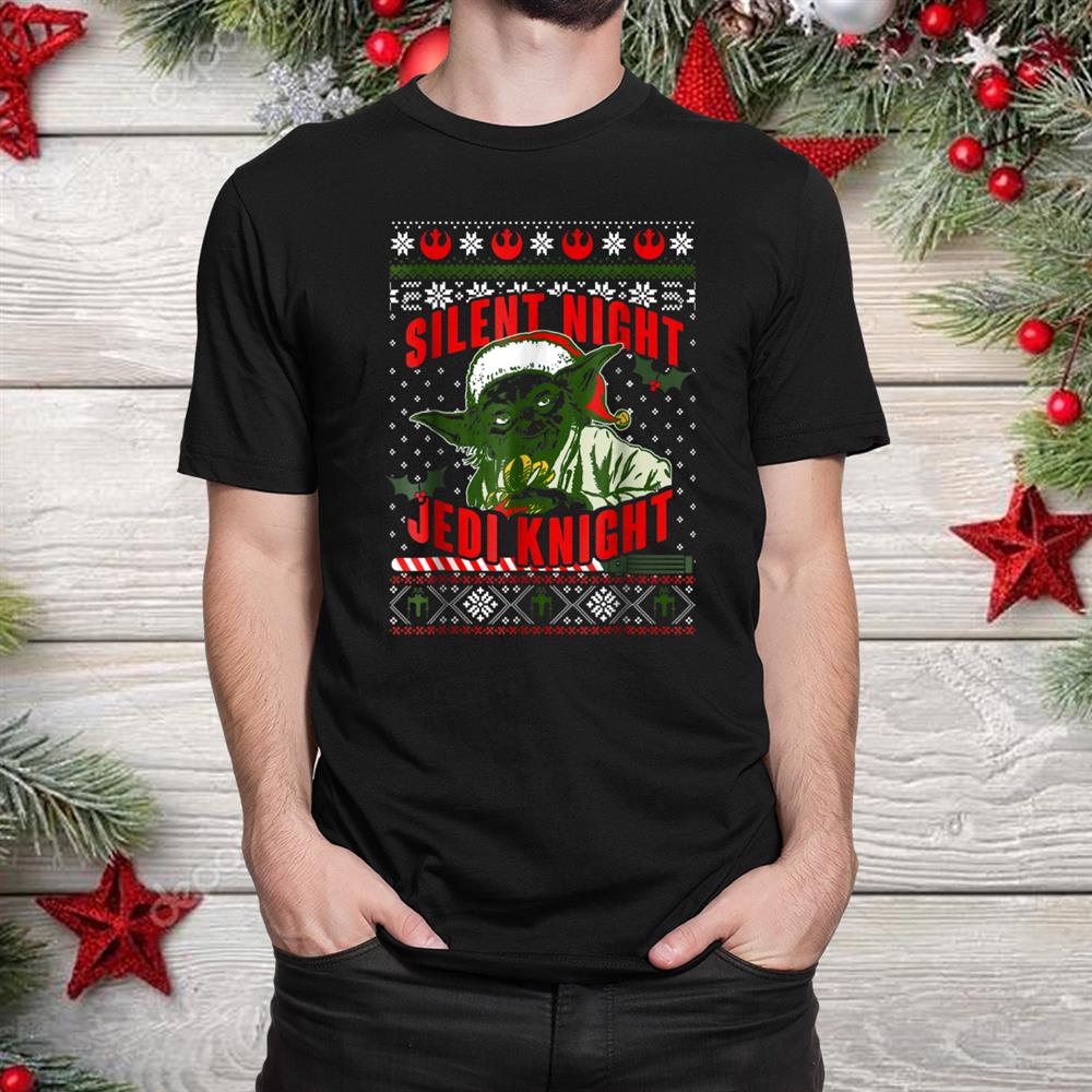 Yoda Silent Jedi Knight Christmas Shirt Yoda Silent Jedi Knight Christmas Shirt