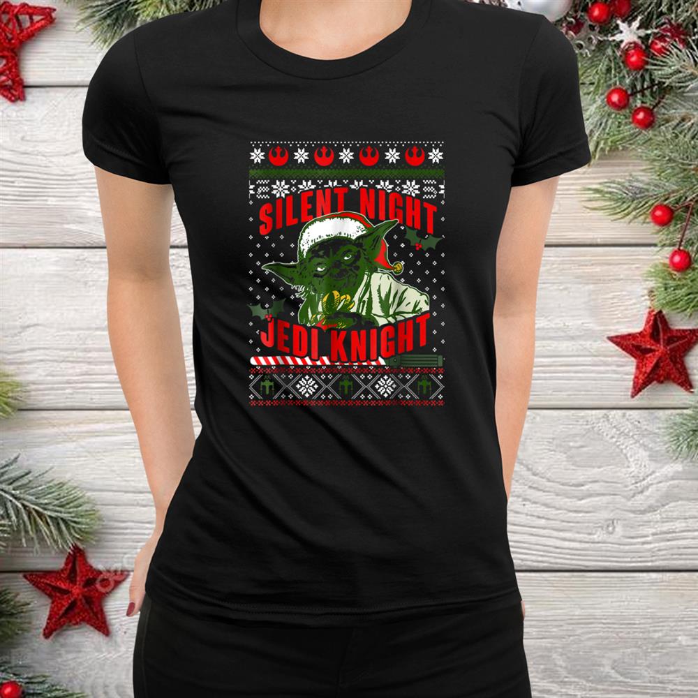 Yoda Silent Jedi Knight Christmas Shirt Yoda Silent Jedi Knight Christmas Shirt