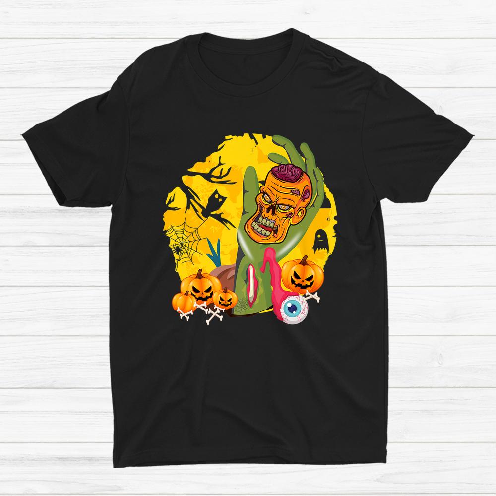 Zombie Brain Chilling Zombie Halloween Shirt Zombie Brain Chilling Zombie Halloween Shirt