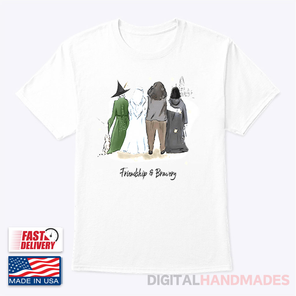 Mcgonagall Friendship And Bravery Rest In Peace Maggie Smith Shirt Mcgonagall Friendship And Bravery Rest In Peace Maggie Smith Shirt