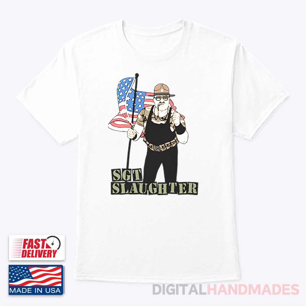 Sgt Slaughter American Flag Shirt Sgt Slaughter American Flag Shirt