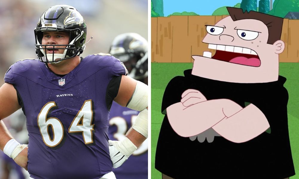 Baltimore Ravens Tyler Linderbaum 64 Buford Van Stomm