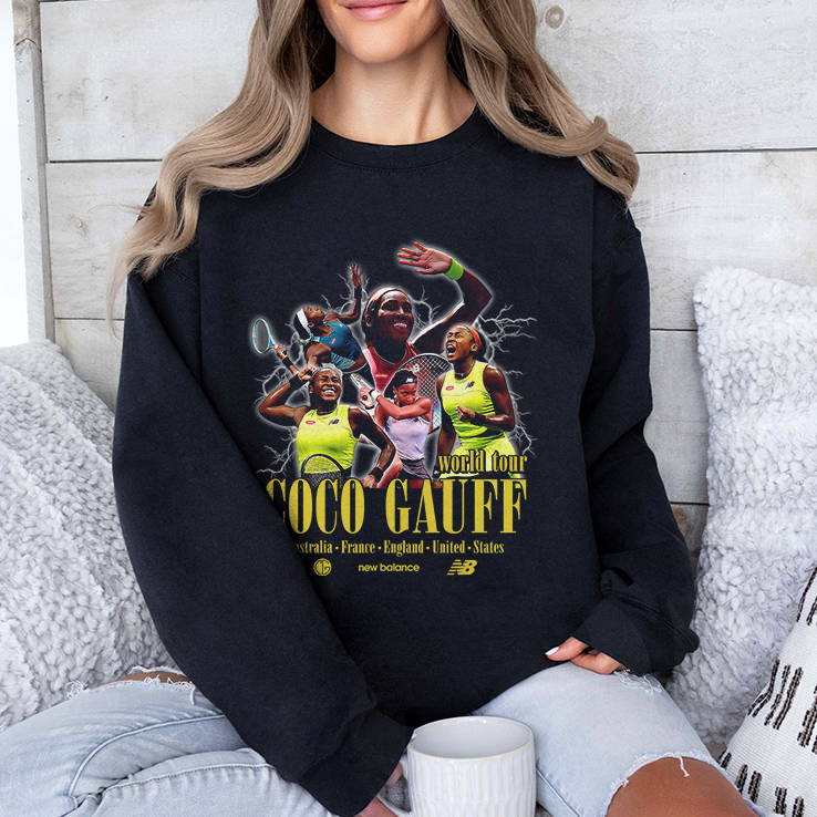 Coco Gauff World Tour T Shirt Coco Gauff World Tour T Shirt