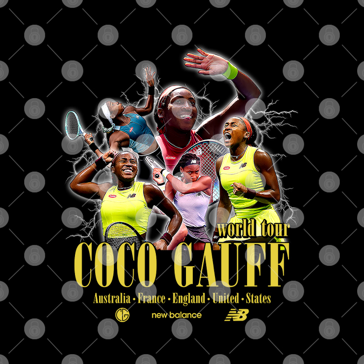 Coco Gauff World Tour T Shirt Coco Gauff World Tour T Shirt