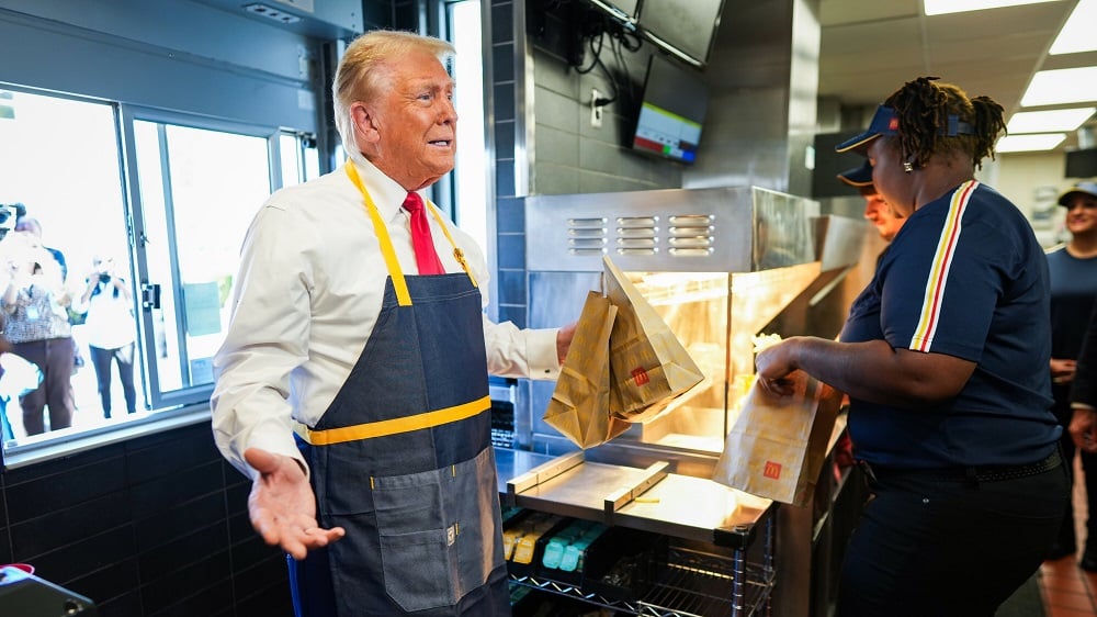 Donald Trump worked at McDonald's