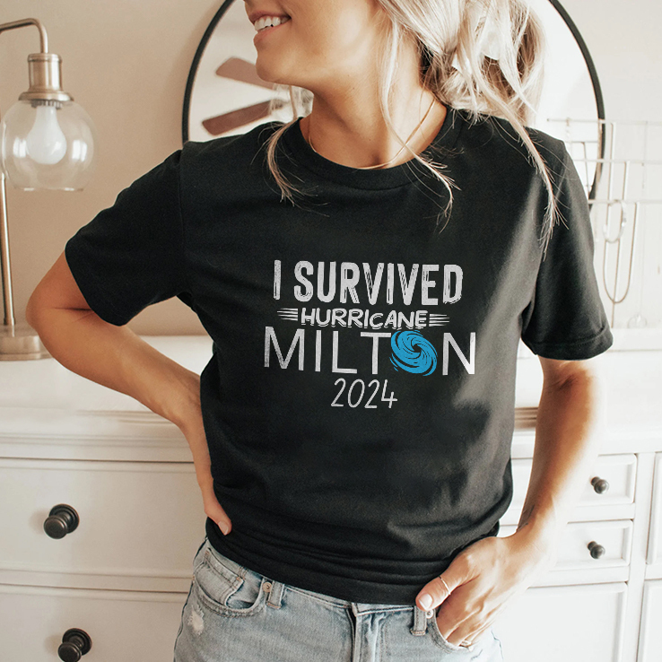 Florida Strong I Survived Hurricane Milton 2024 T Shirt Florida Strong I Survived Hurricane Milton 2024 T Shirt