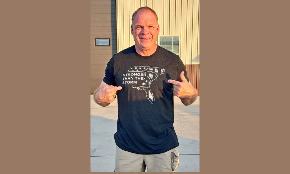 Glenn Jacobs Wearing Stronger Than The Storm T Shirt 8 Glenn Jacobs Wearing Stronger Than The Storm Shirt (1)