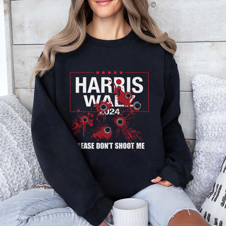 Harris Walz 2024 Please Dont Shoot Me T Shirt Harris Walz 2024 Please Dont Shoot Me T Shirt