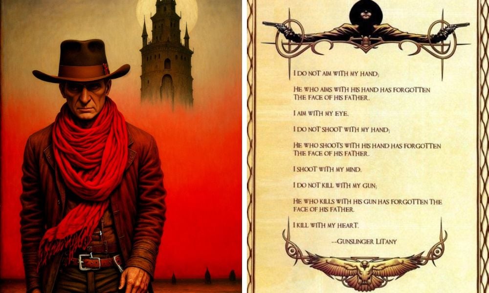 The Dark Tower Gunslinger Litany Stephen King T Shirt 5 The Dark Tower Gunslinger Litany Stephen King