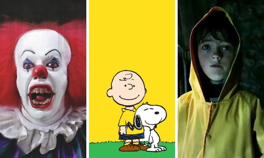 IT Pennywise Charlie Brown And Georgie Snoopy Stephen King Shirt 8 IT Pennywise Charlie Brown And Georgie Snoopy Stephen King