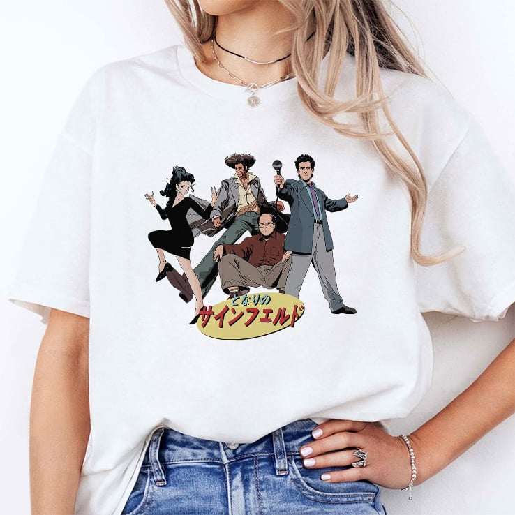 Japanese 90s Sitcom Seinfeld T Shirt Japanese 90s Sitcom Seinfeld T Shirt