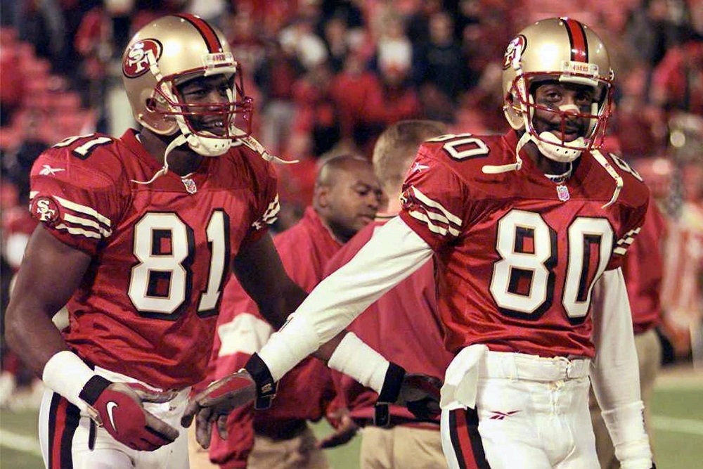 Jerry Rice and Terrell Owens
