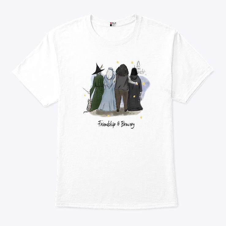 Mcgonagall Friendship And Bravery Rest In Peace Maggie Smith Shirt Mcgonagall Friendship And Bravery Rest In Peace Maggie Smith Shirt