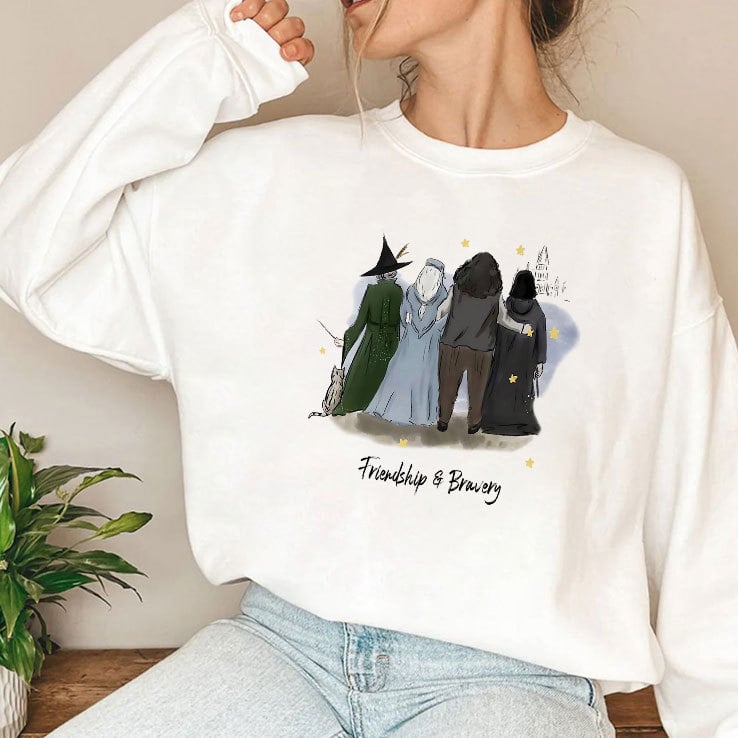 Mcgonagall Friendship And Bravery Rest In Peace Maggie Smith Shirt Mcgonagall Friendship And Bravery Rest In Peace Maggie Smith Shirt