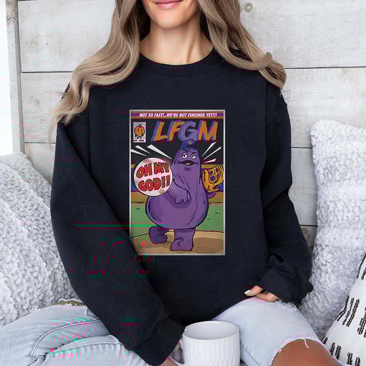 Mets Grimace Not So Fast We’re Not Finish Yet LFGM OMG Shirt Mets Grimace Not So Fast We’re Not Finish Yet LFGM OMG Shirt
