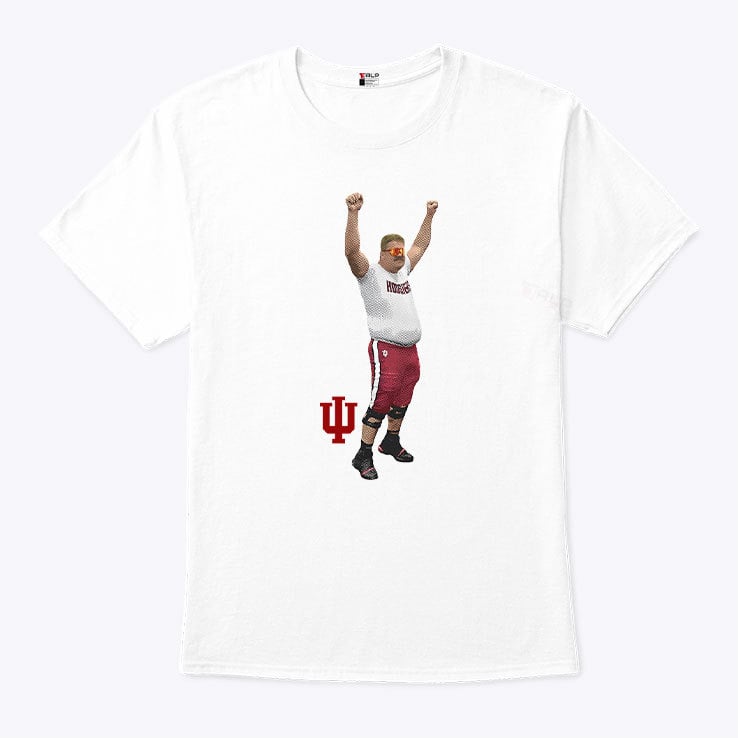 Mike Katic Indiana Hoosiers Cartoon T Shirt Mike Katic Indiana Hoosiers Cartoon T Shirt