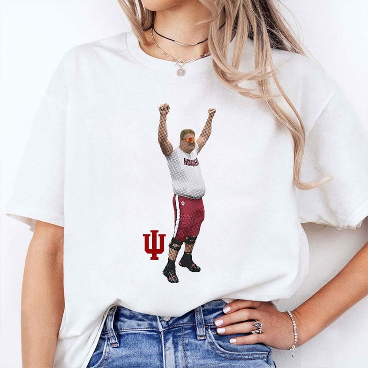 Mike Katic Indiana Hoosiers Cartoon T Shirt Mike Katic Indiana Hoosiers Cartoon T Shirt