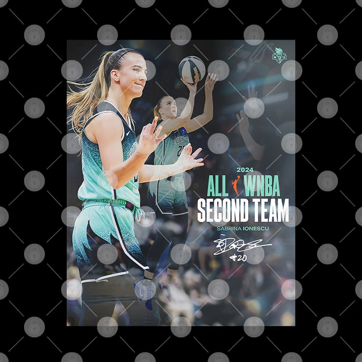 New York Liberty 2024 All WNBA Second Team Sabrina Ionescu Signature Shirt New York Liberty 2024 All WNBA Second Team Sabrina Ionescu Signature Shirt