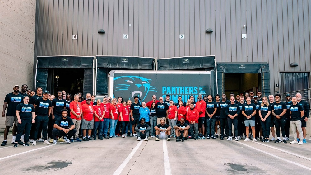 Panthers Keep Pounding For The Carolinas Shirt 8 Panthers wore Keep Pounding For The Carolinas Shirt