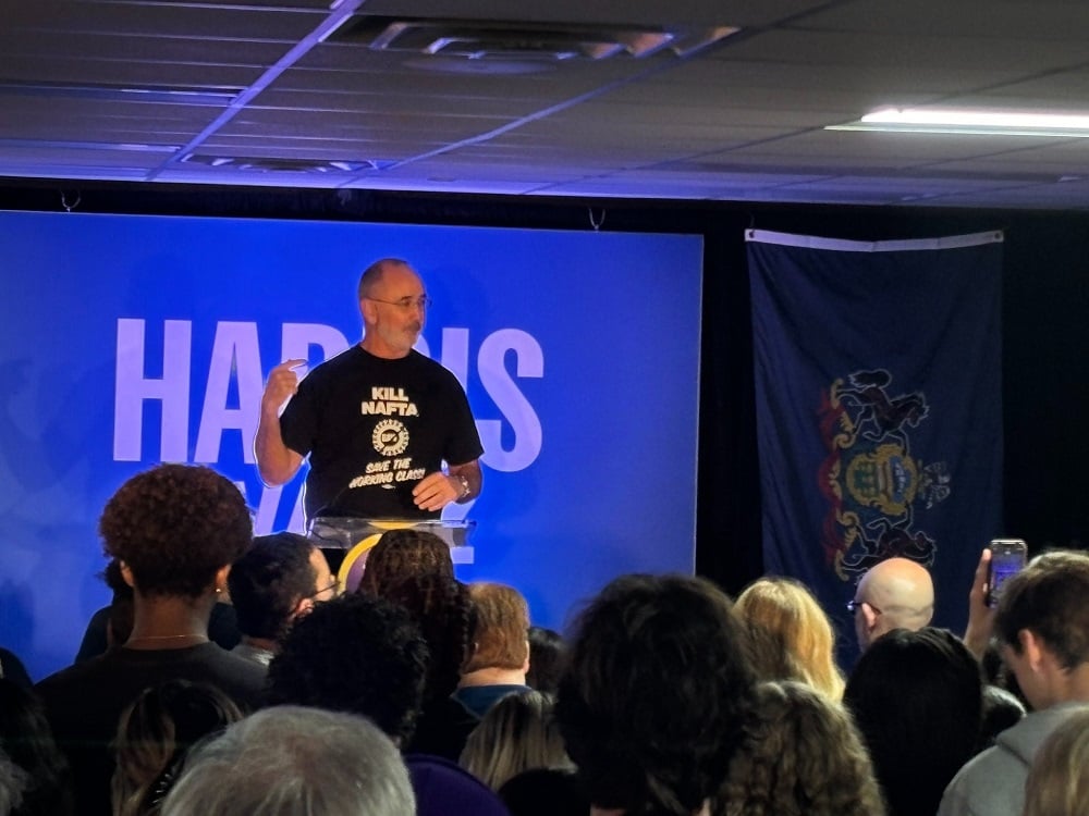 Shawn Fain wore Kill NAFTA Save The Working Class Shirt