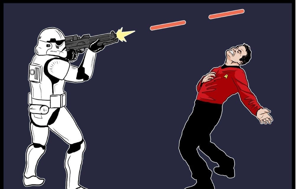 Stormtrooper And Redshirt In A Fight I Missed I Died Anyway Shirt 8 Stormtrooper And Redshirt