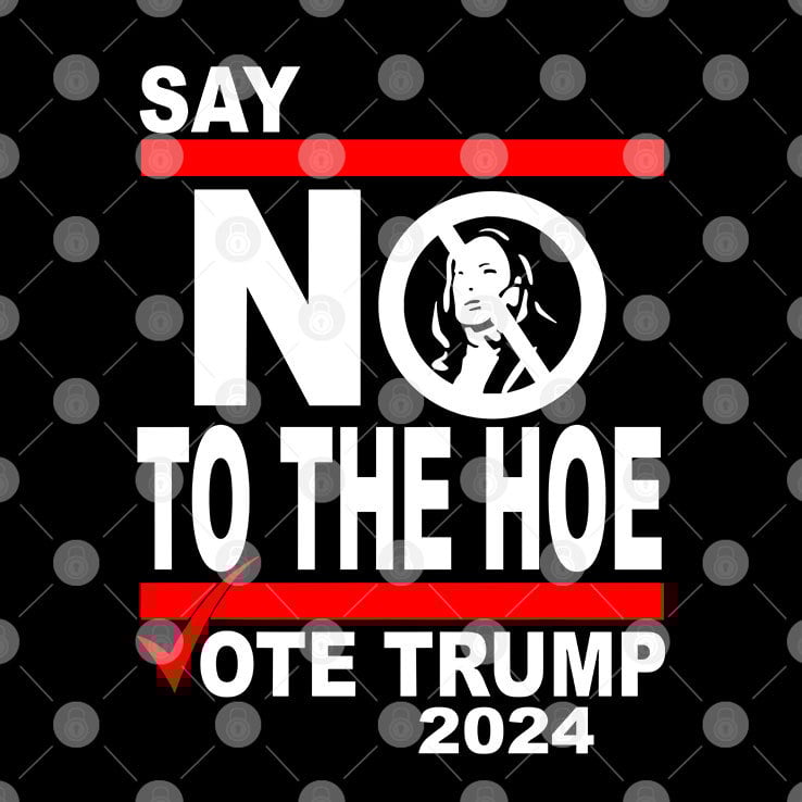 The Hoe Is Just As Bad As Joe Say No The Hoe Vote Trump 2024 Shirt The Hoe Is Just As Bad As Joe Say No The Hoe Vote Trump 2024 Shirt
