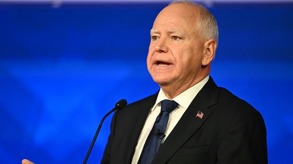 Trump Vance 2024 Not Friends With School Shooters Yard Sign 4 Tim Walz makes bizarre gaffe on shooting during debate